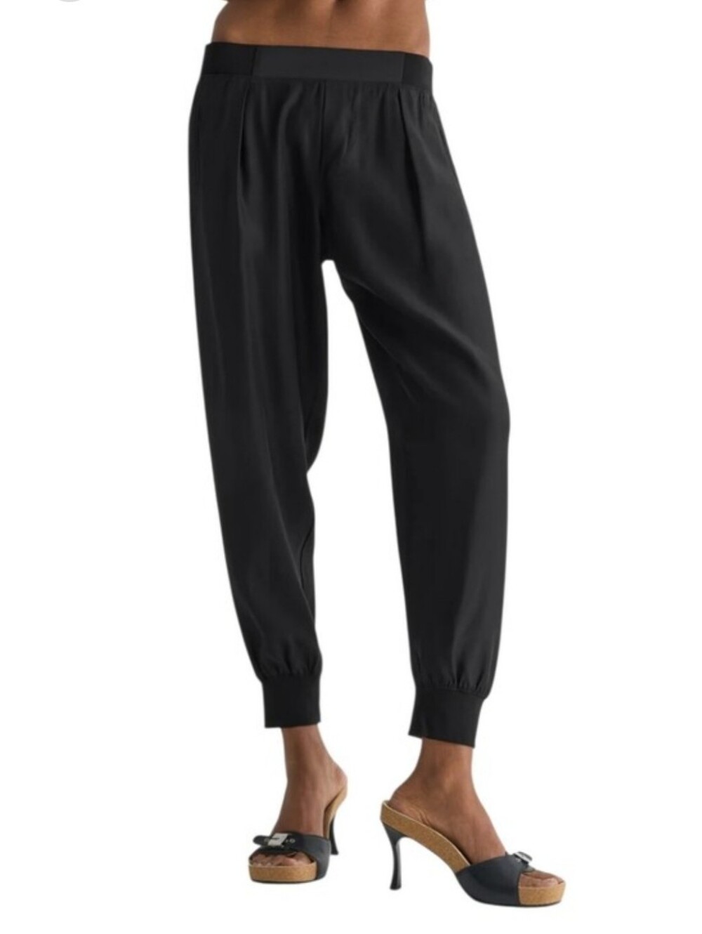ATM Silk Joggers Black Size Small